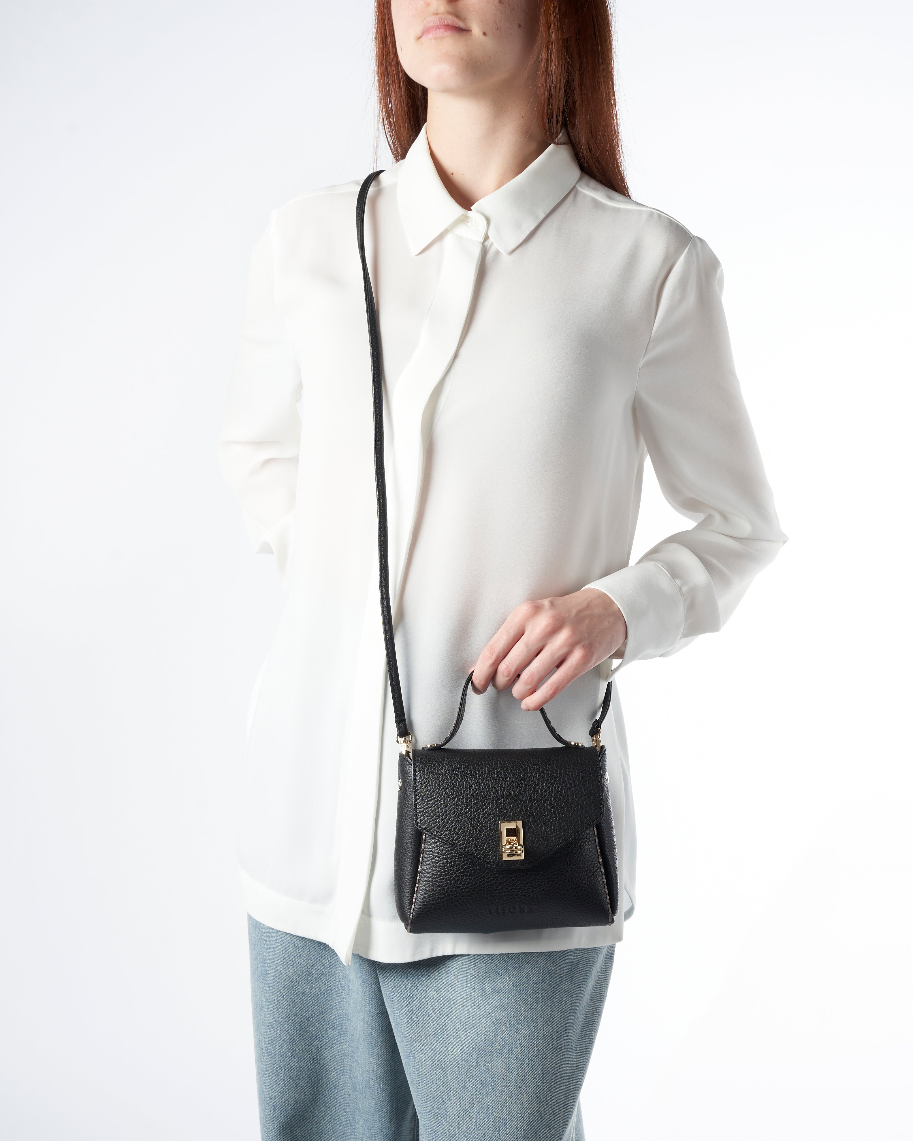 MINI BAG NERO - 20640 – Visona'