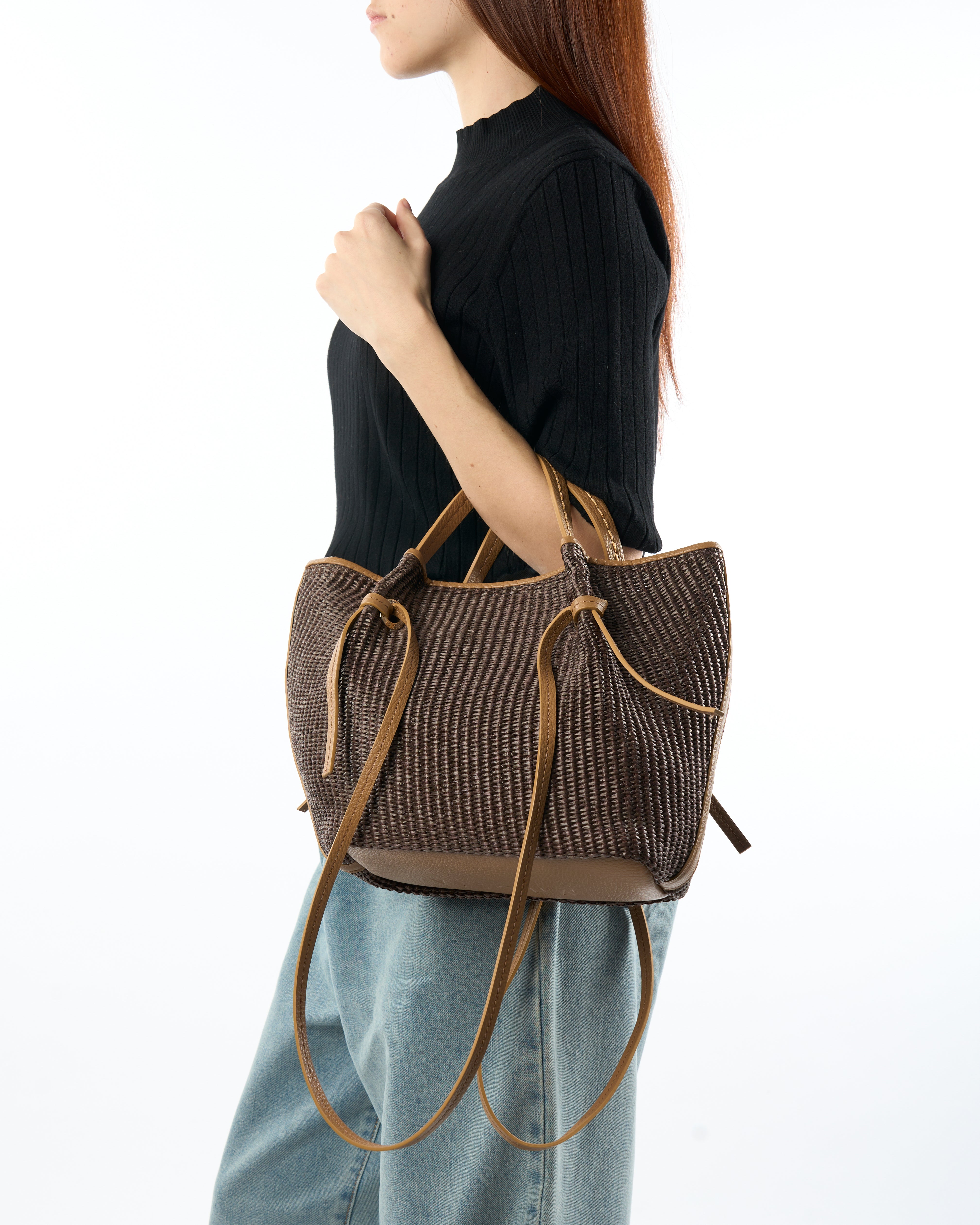 ハンドバッグ PLINIO VISONA 25221-NERO Handbags Borsa in pelle nera con Plinio Visona Turn lock Flap Mini Bag – Big Bag